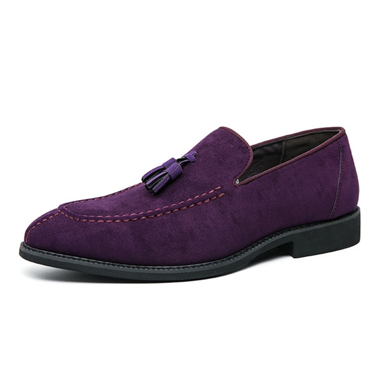 Zapatos retro ejecutivo casual Tassel cuero
