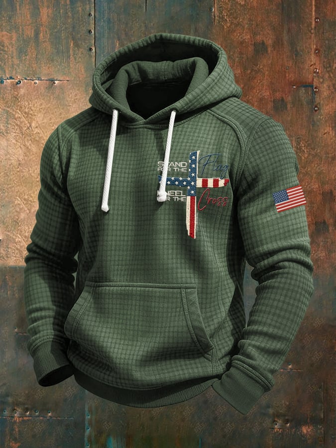 Sudadera casual Faith Checkered jacquard para hombre