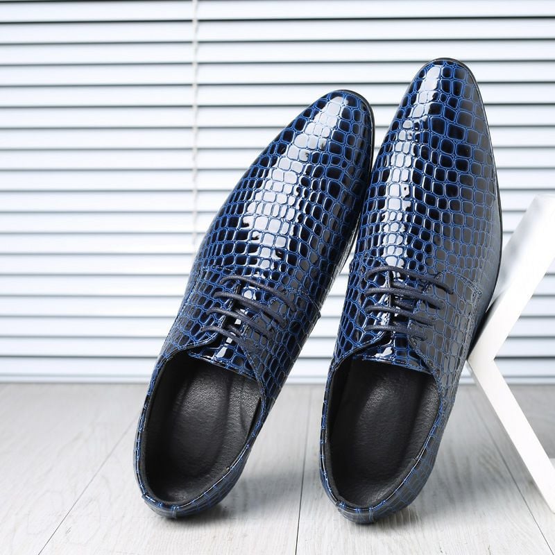 Zapatos ejecutivo casual British Style de moda cuero para hombre