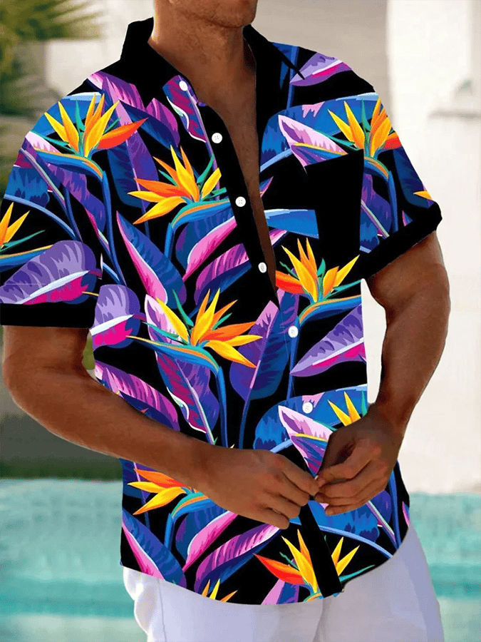 Camisa Art Hawaiian Resort casual (Pockets Included) para hombre