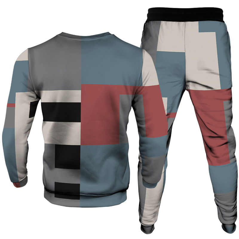 Casual Personality estampado Suit 002 para hombre