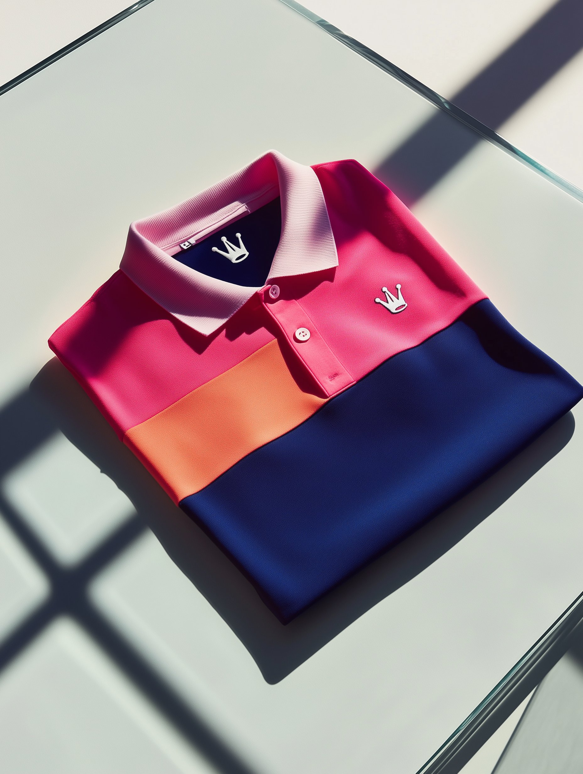 Camisa polo clásico ejecutivo Old Money Button de manga corta para hombre