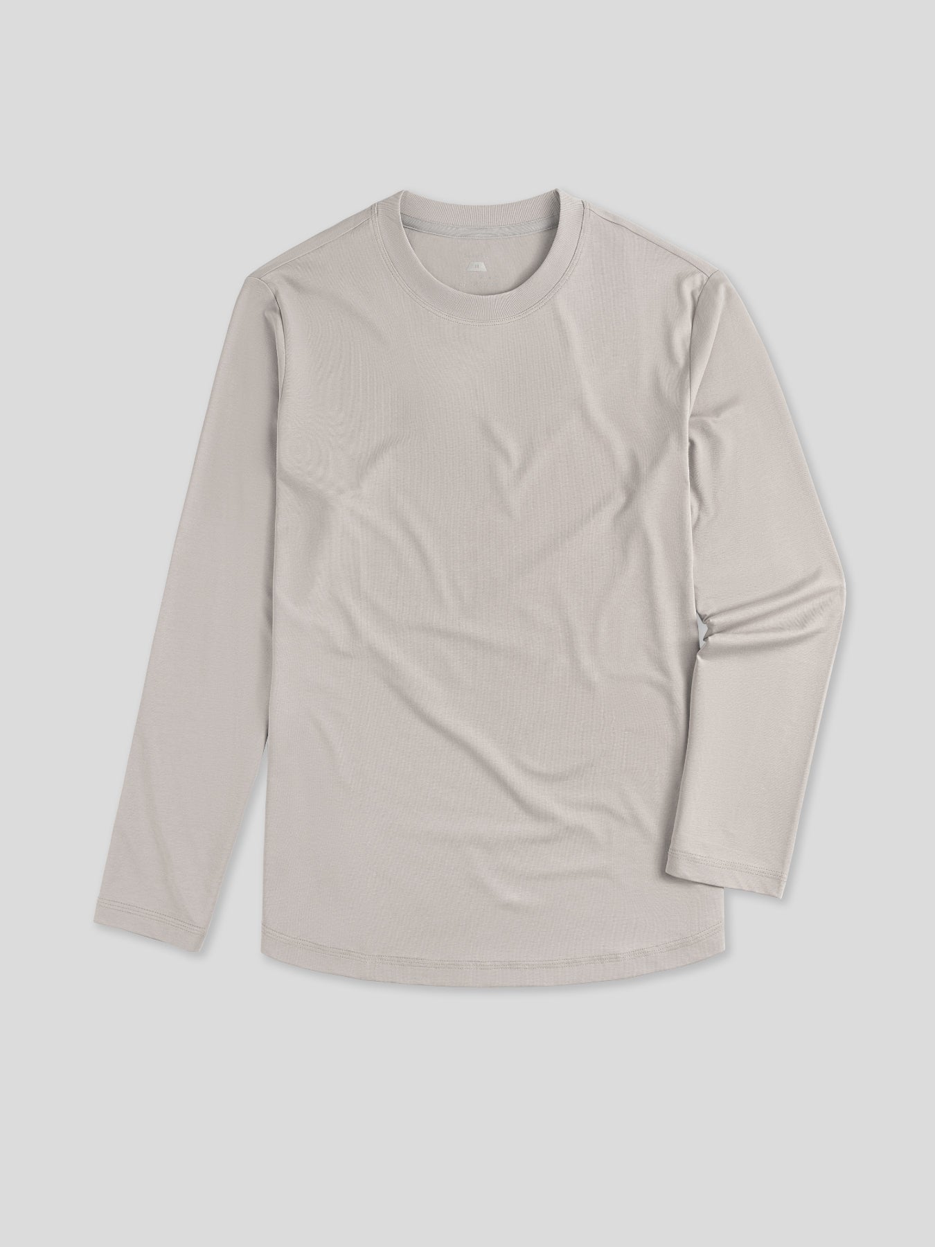 StaySmooth de corte entallado de manga larga Curve Hem Tee: 2024 New Colors