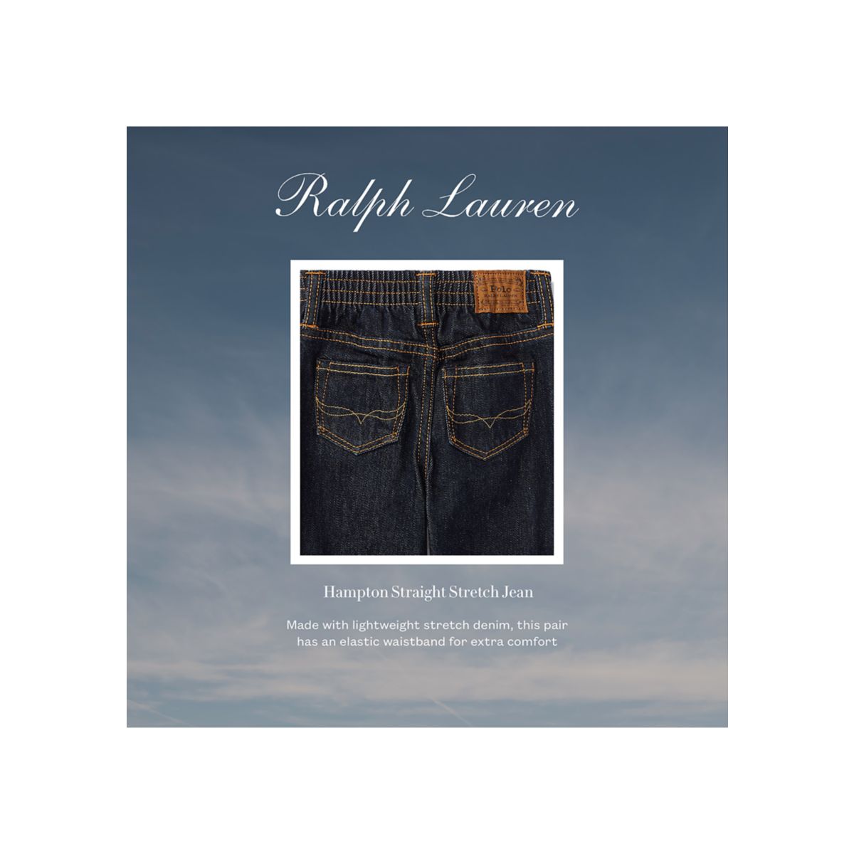 Baby Boys Hampton Straight Stretch Jeans - 5