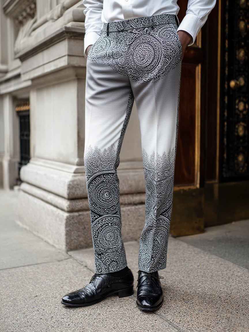 Casual de lujo Suit Trousers para hombre