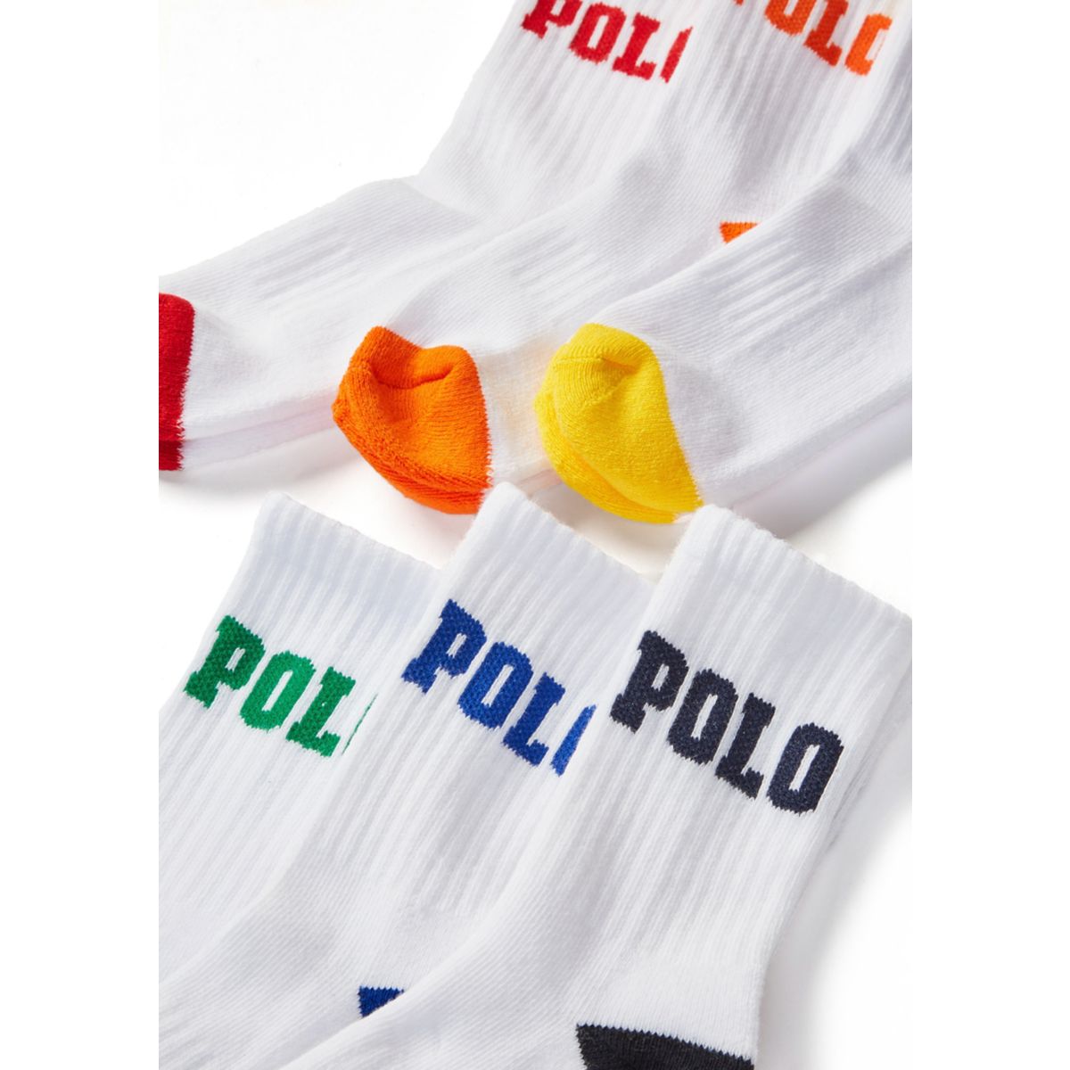 Boys 4-11 Logo Crew Socks - 6-Pack - 2