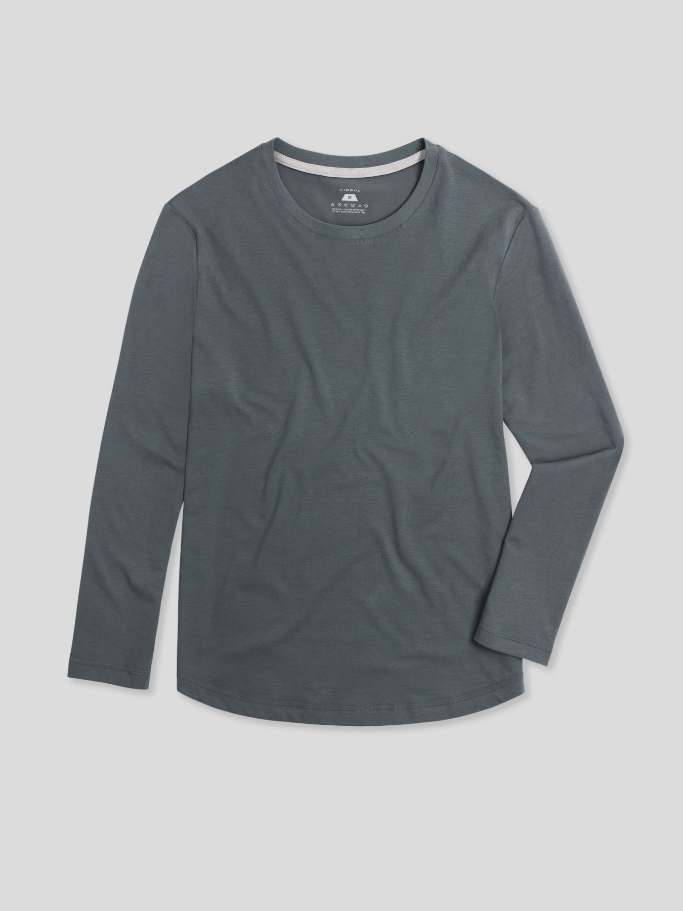 StaySmooth de manga larga Curve Hem Tee: de corte entallado