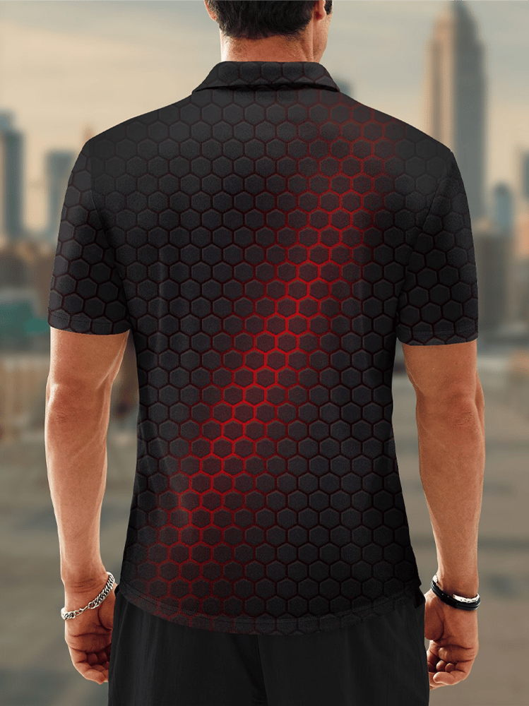 Moisture Wicking Chest bolsillo casual Polo