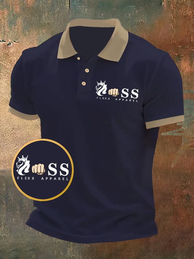 Camisa polo elegantee ejecutivo casual for men in contrasting color