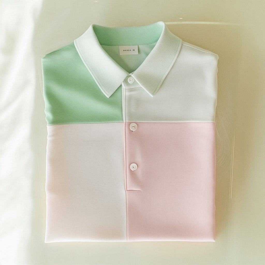 Camisa polo ejecutivo casual jacquard Button de manga corta para hombre