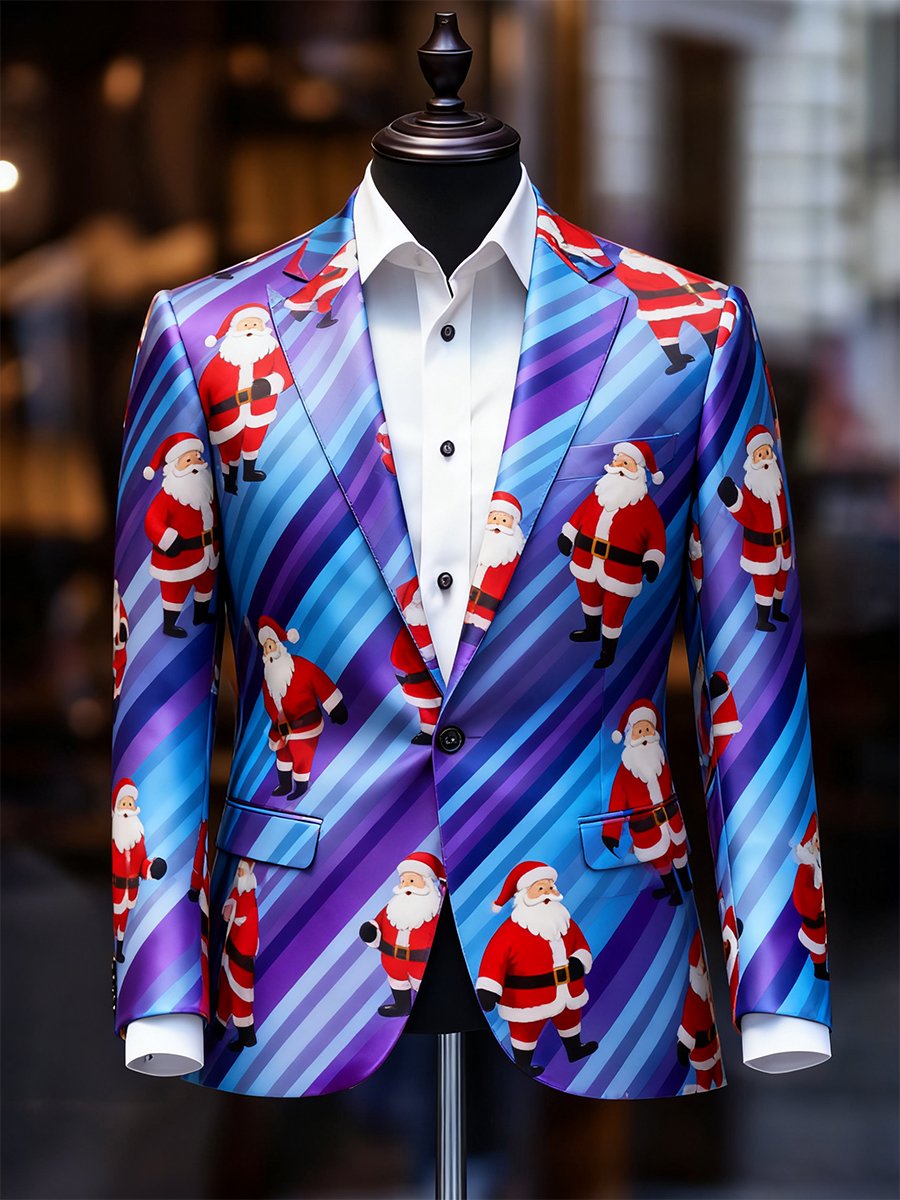 Ejecutivo casual Christmas Suit Outerwear para hombre