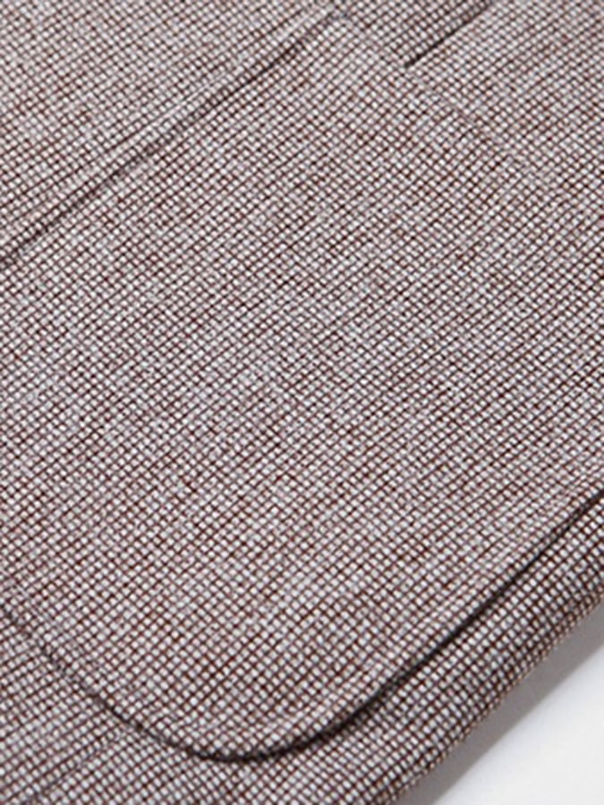 para hombre Work Office Notched Collar Solid Regular Fit saco