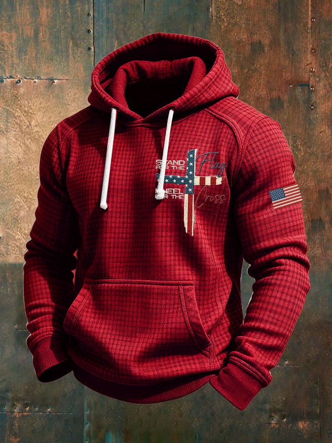 Sudadera casual Faith Checkered jacquard para hombre
