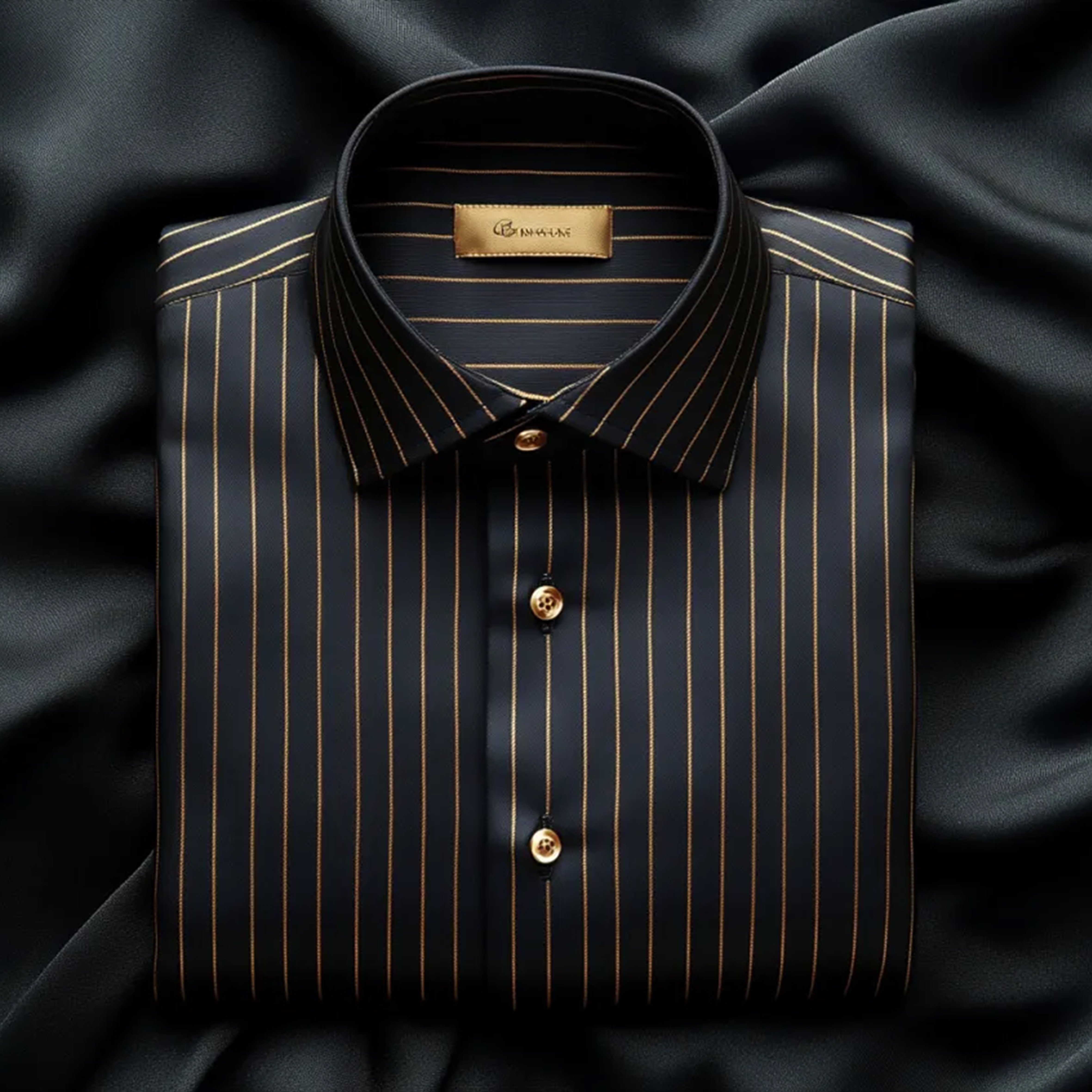 Light de lujo ejecutivo a rayas Princamiseta para hombre