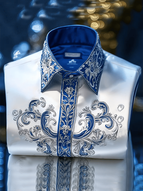 Camisa de lujo Gorgeous de manga larga para hombre