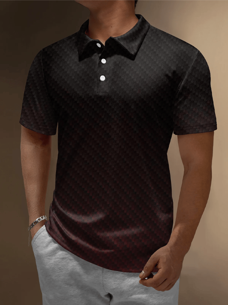 Moisture Wicking Chest bolsillo casual Polo