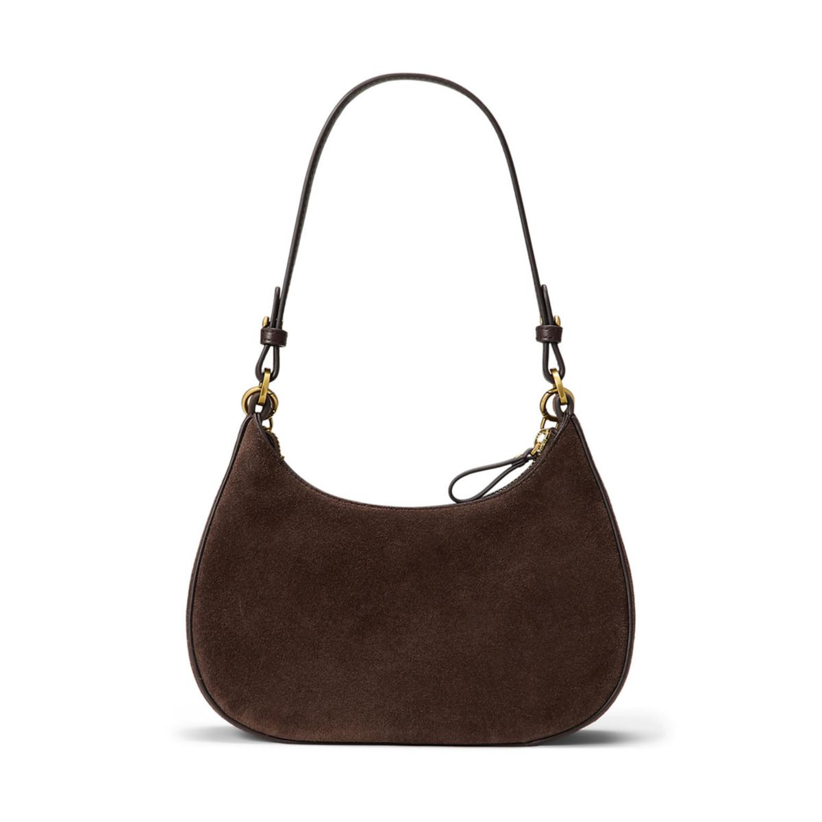 Suede Medium Marcy Zip Shoulder Bag - 3