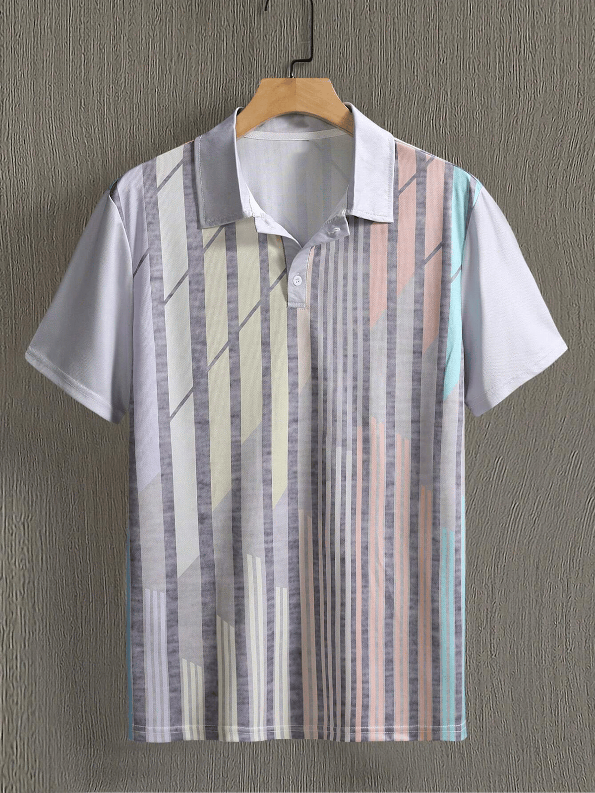 Camisa casual ejecutivo de moda polos para hombre