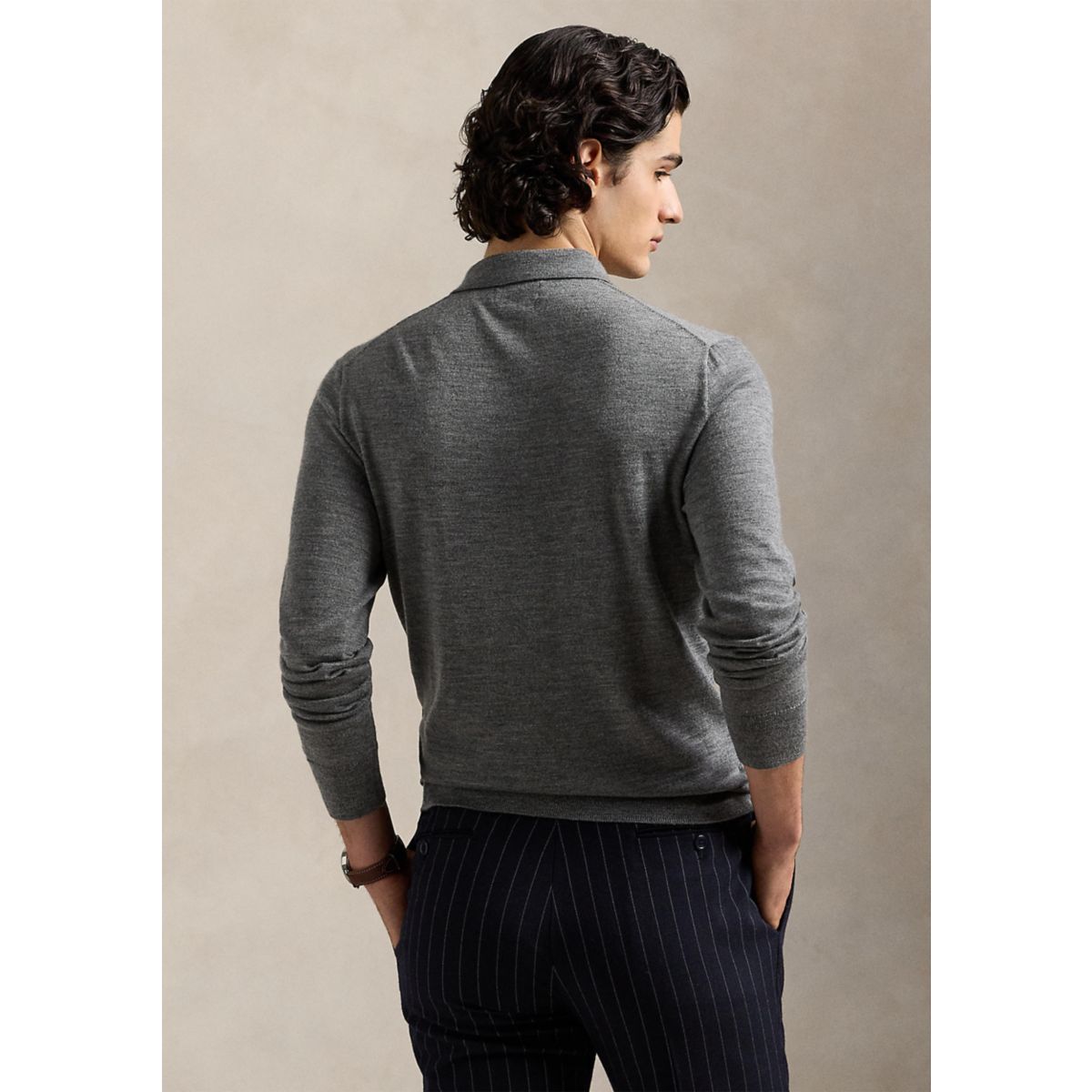 Wool Polo-Collar Sweater - 2