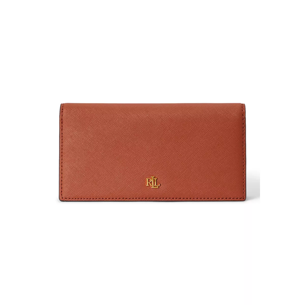 Crosshatch Leather Slim Wallet - 1