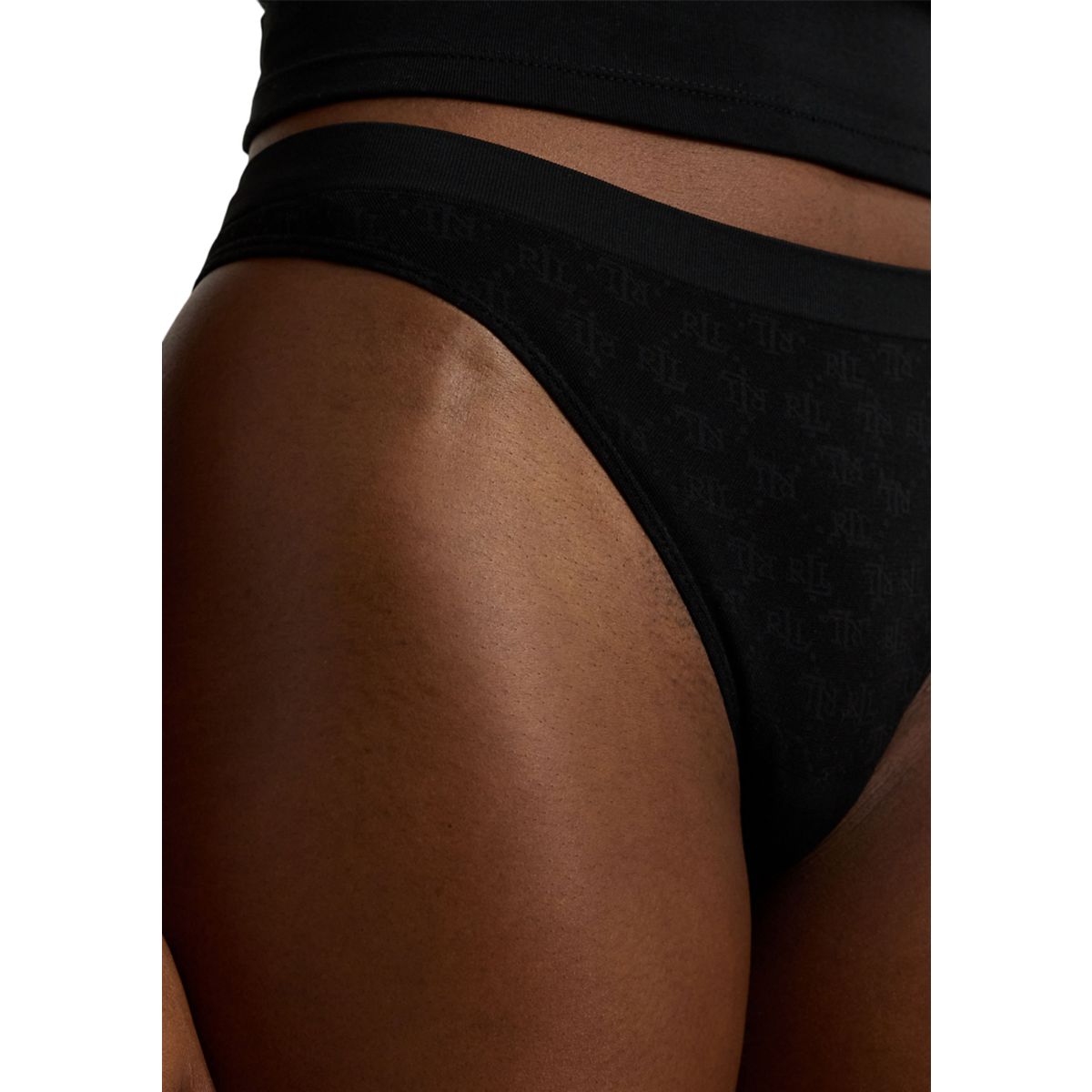 Monogram Mesh Jacquard Thong - 4