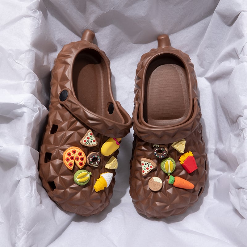 De modaable EVA suave Sole Eva Durian Hole Clog