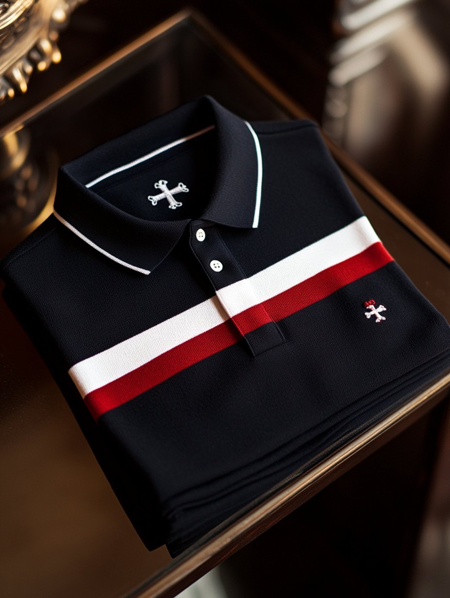 Camisa polo ejecutivo Button de manga corta para hombre