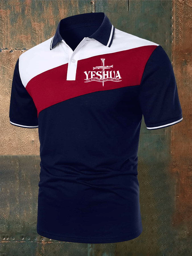 Camisa polo Faith estampado casual para hombre