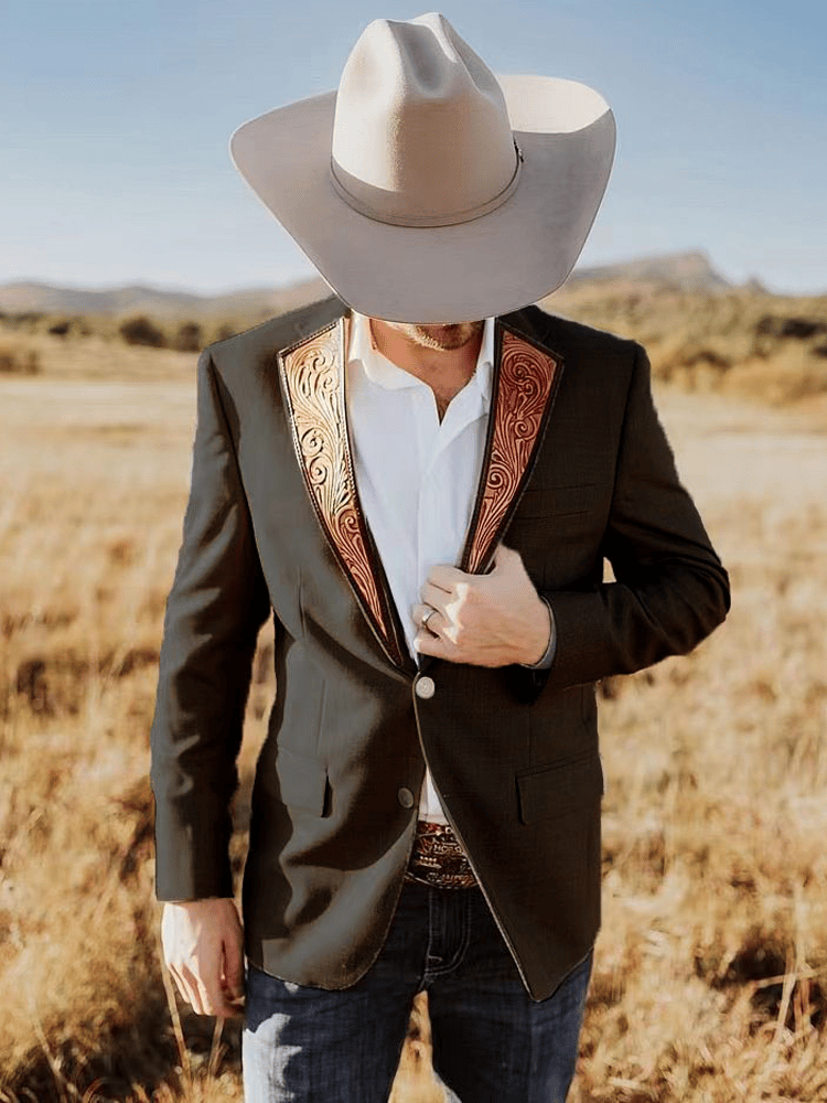 De corte entallado casual suit para hombre