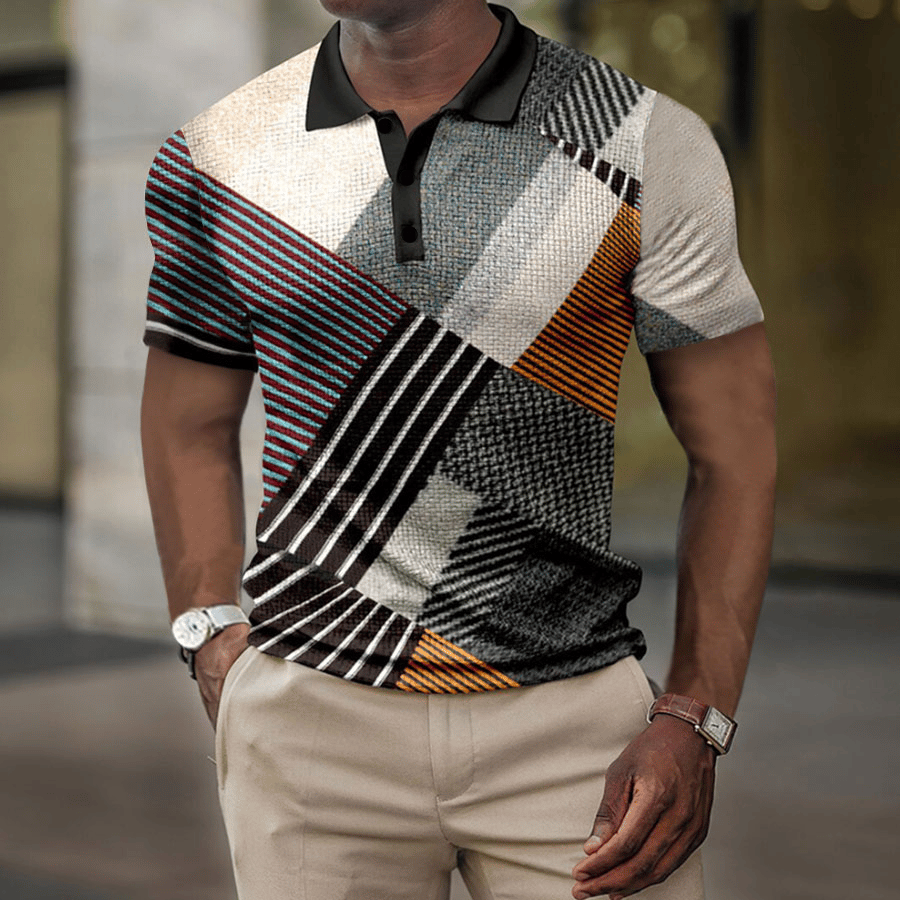 Camisa polo ejecutivo casual para hombre