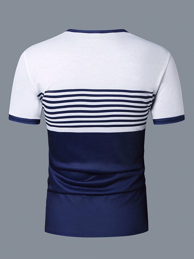 Camiseta Faith estampado Henley para hombre