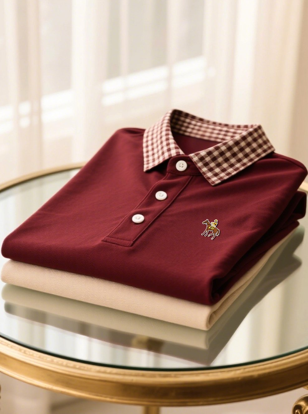 Camisa polo ejecutivo casual Button de manga corta para hombre