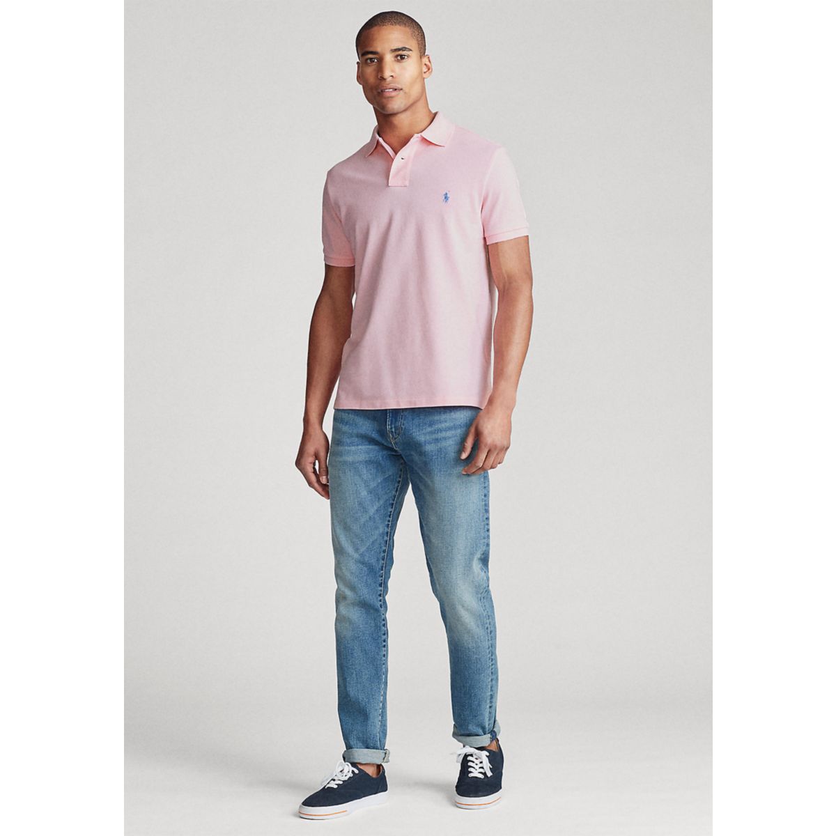 Custom Slim Fit Mesh Polo - 4