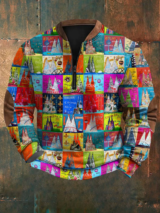 Sudadera Cologne Carnival estampado para hombre