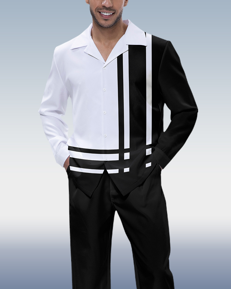 Black Art de manga larga Walking Suit