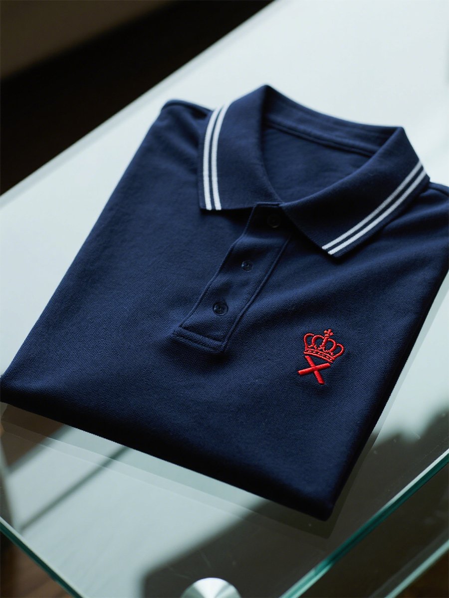Camisa polo ejecutivo casual Button de manga corta para hombre