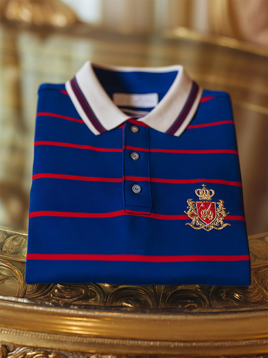 Camisa polo ejecutivo casual Button de manga corta para hombre