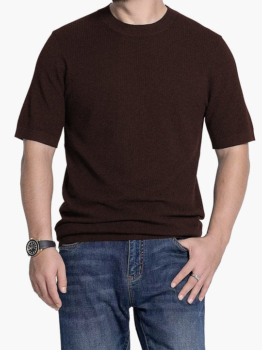 Camiseta Gentletejido Honeycomb de manga corta tejidoted