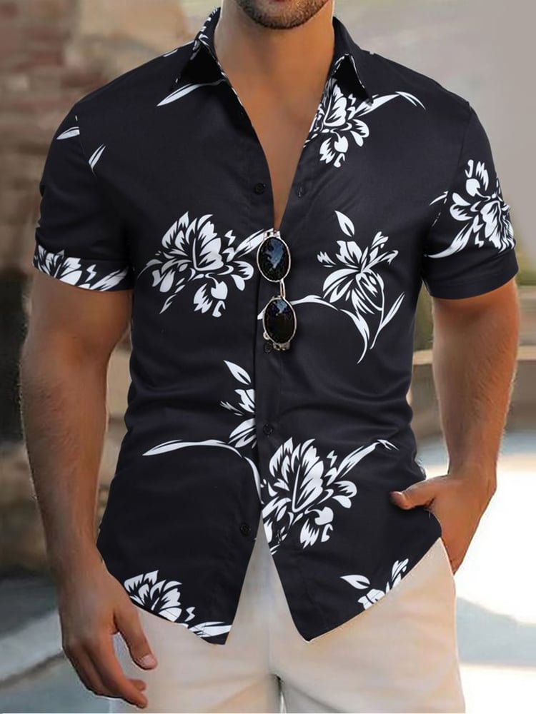 Camisa ejecutivo de manga corta para hombre