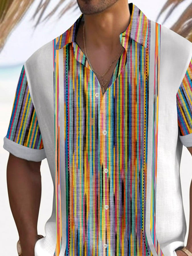 Estampado casual Resorcamiseta para hombre
