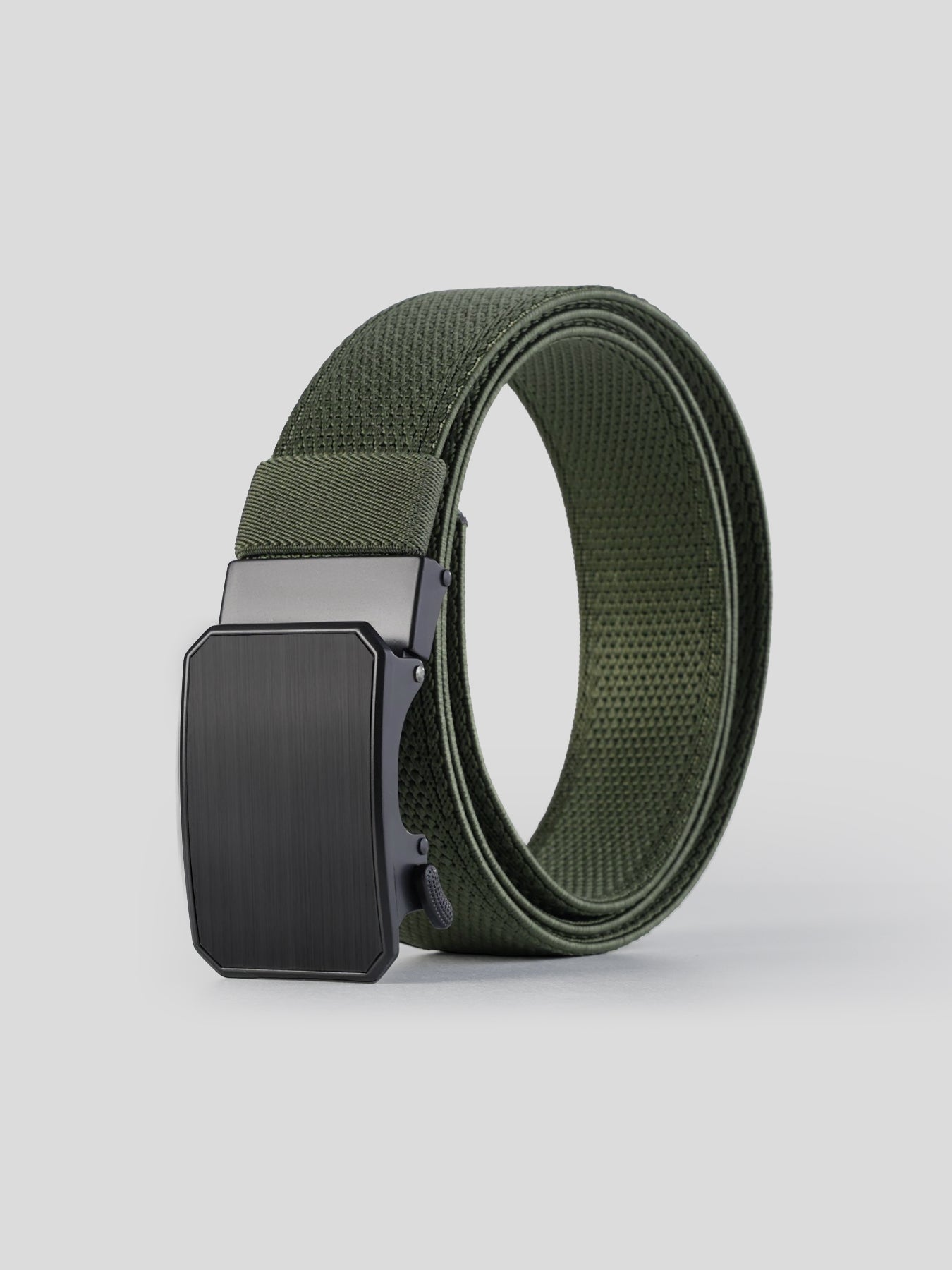 Cinturón Automatic Buckle Woven casual