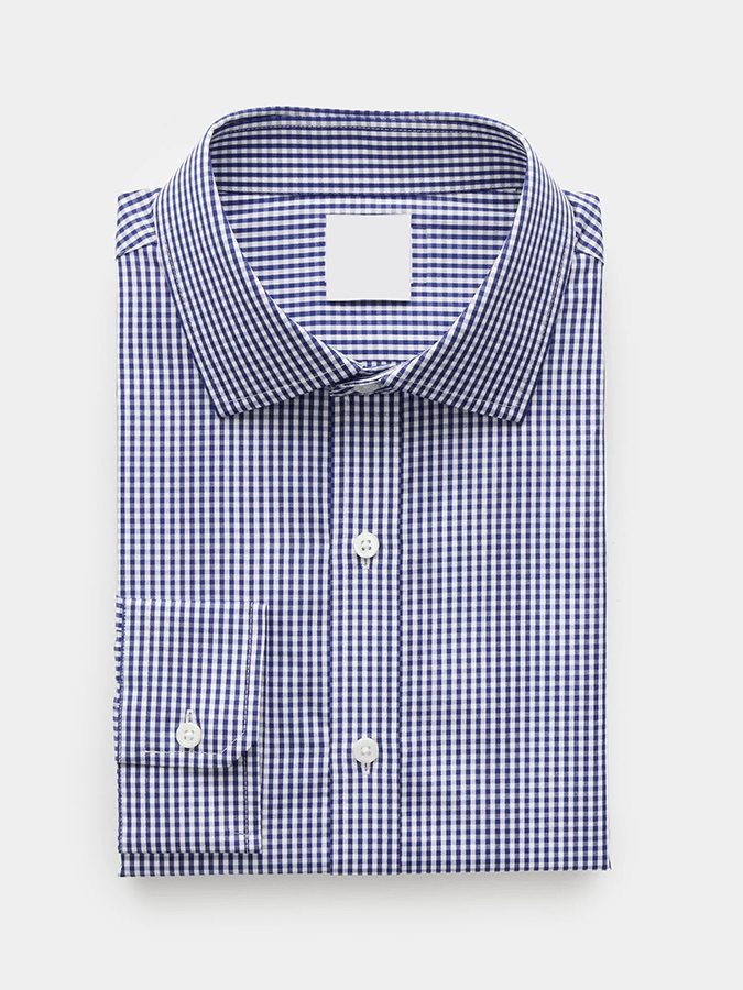 Camisa a cuadros ejecutivo casual para hombre