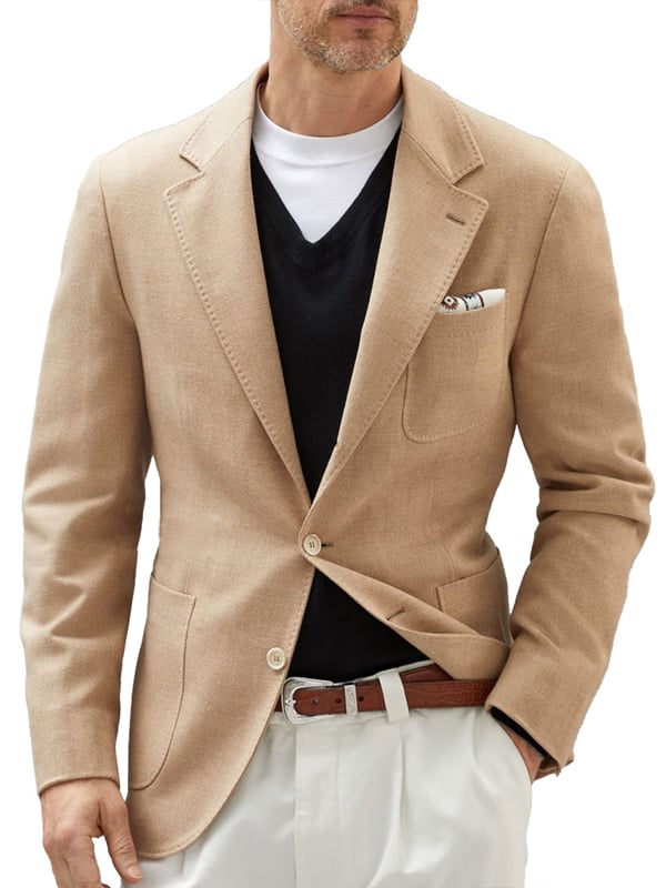 Casual elegantee estampado Suit para hombre