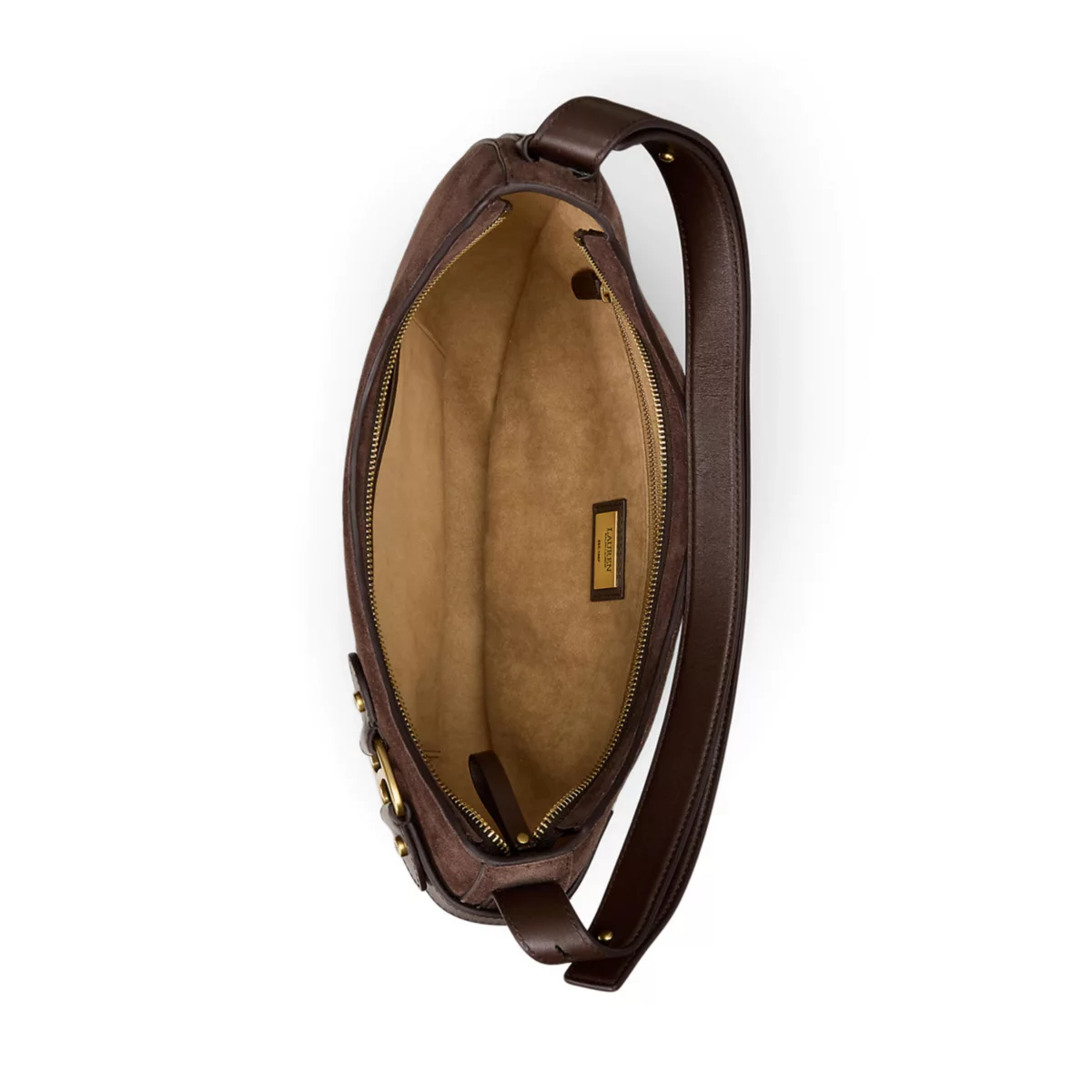 Suede Large Tasha Shoulder Bag - 4