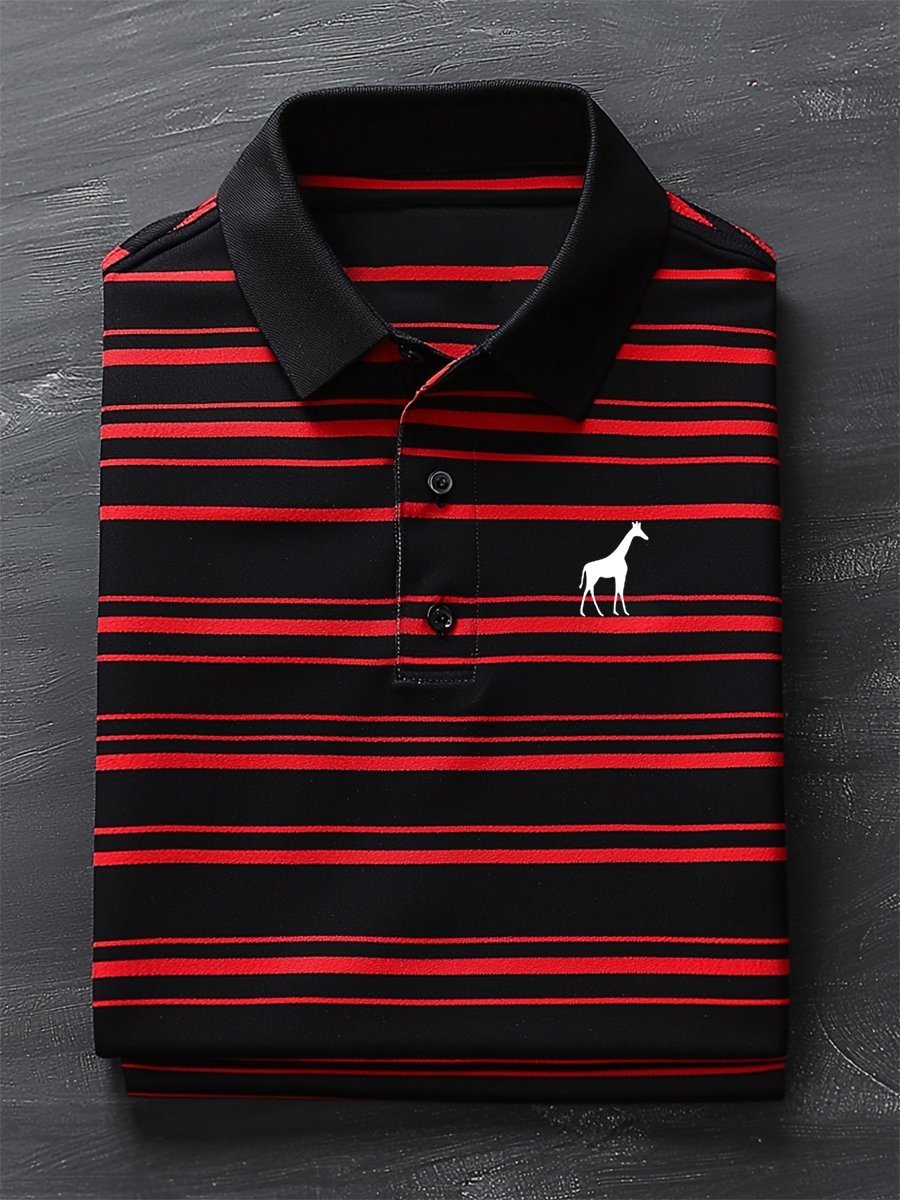 Camisa polo ejecutivo casual Button de manga corta para hombre