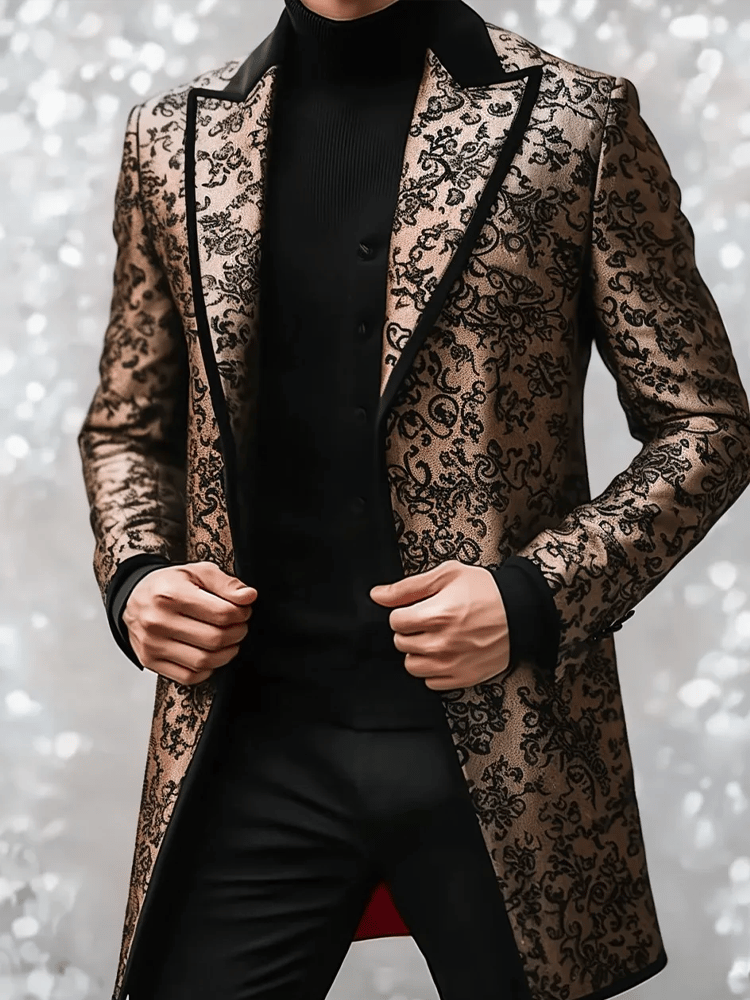 Chaqueta Man Unique casual de lujo ejecutivo casual de moda saco Suit abrigo para hombre