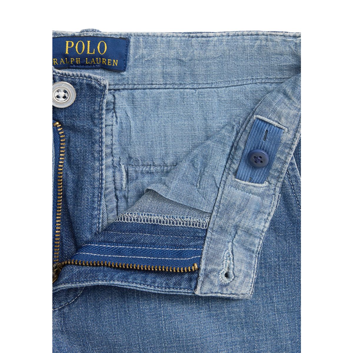 Girls 7-16 Indigo Cotton Denim Short - 6