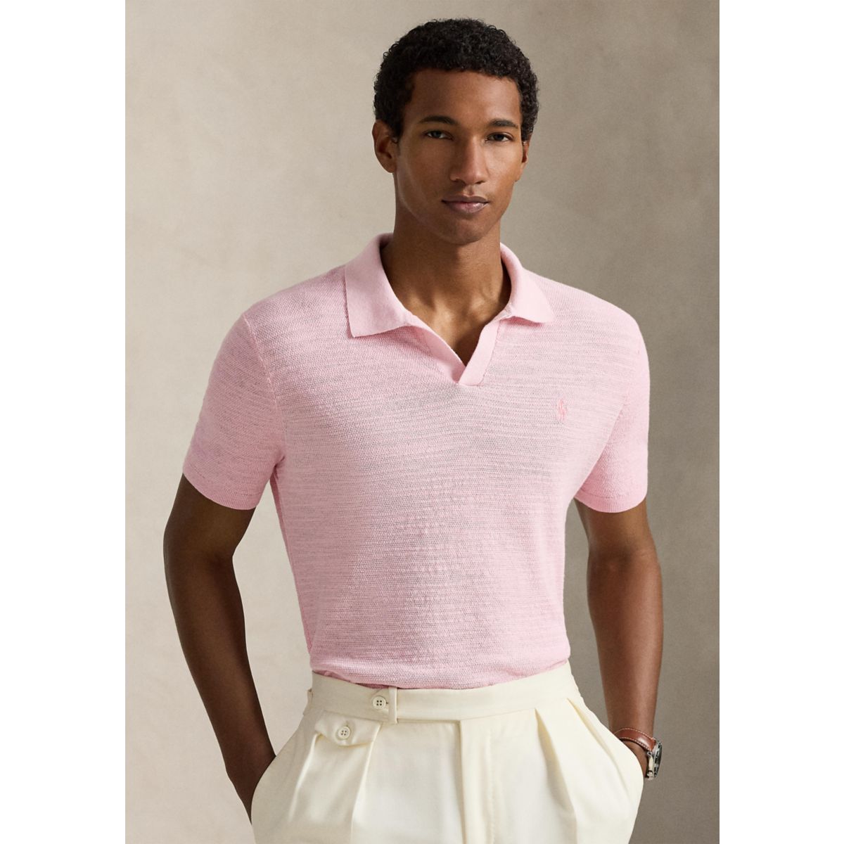 Textured Cotton-Linen Sweater - 8