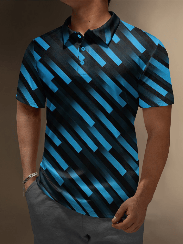 Moisture Wicking Chest bolsillo casual Polo