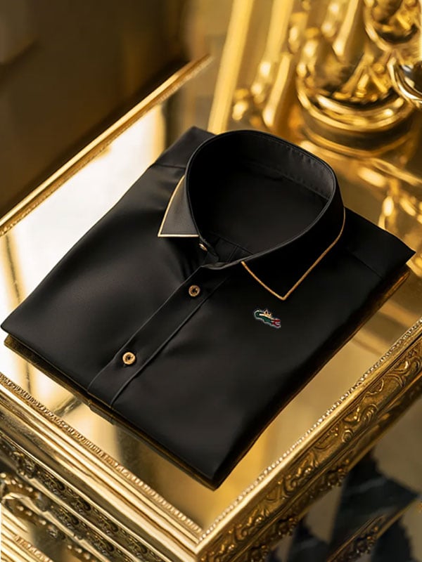 Camisa de manga corta de lujo para hombre
